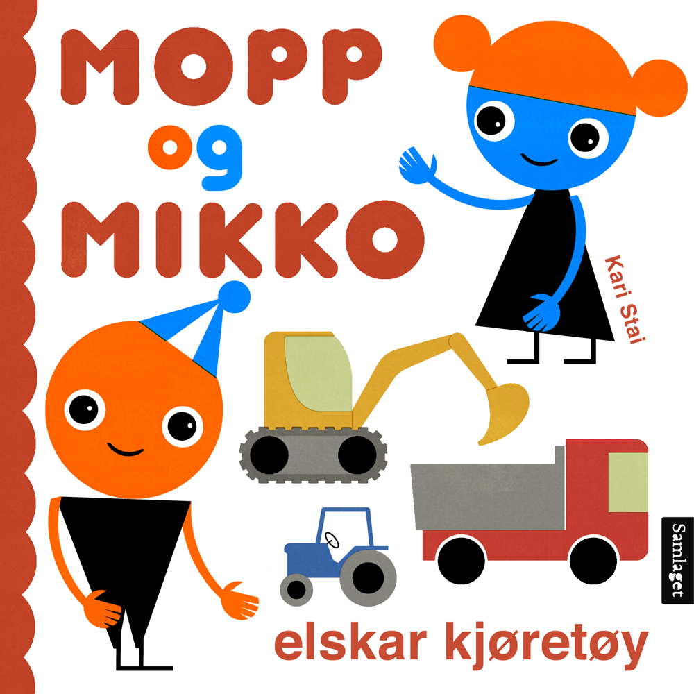 Mopp og Miko elskar kjøretøy_Samlaget