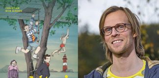 Christian Wiik Gjerde har du sikkert sett på NRK Super. Denne våren kom han med barnebok. Foto: Christian Raabe/Samlaget